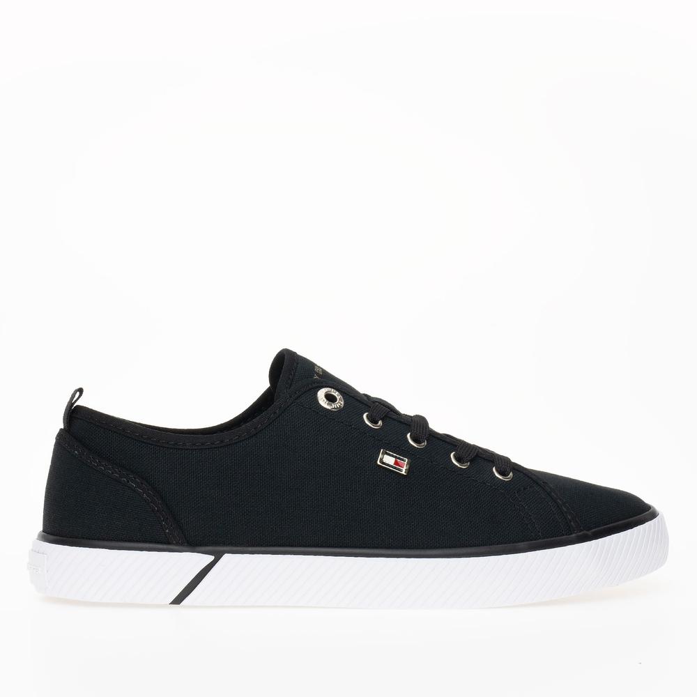 Cipő Tommy Hilfiger Vulc Canvas FW0FW08063-BDS - fekete