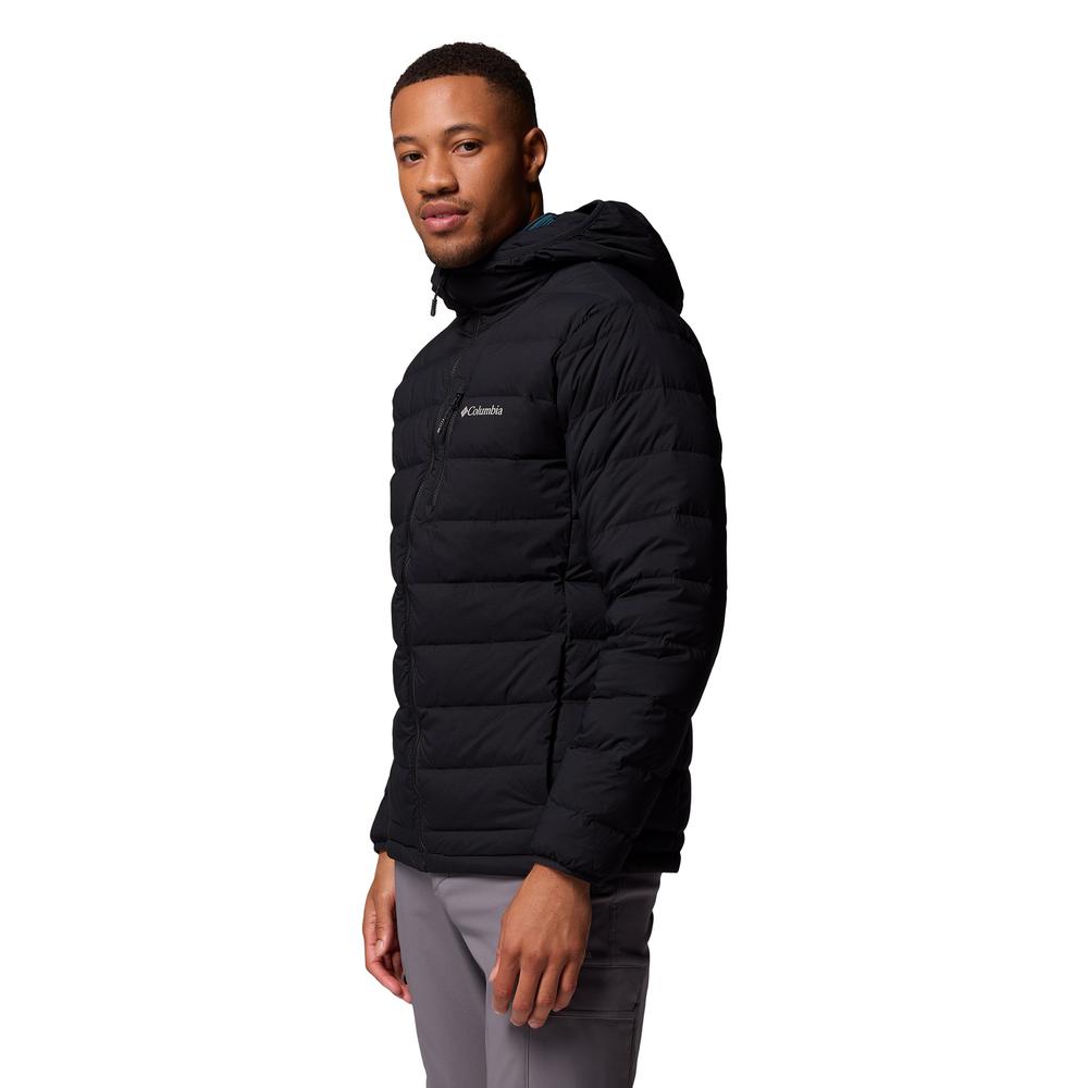 Férfi dzseki Columbia Peak Down Hooded 2133972010 - fekete