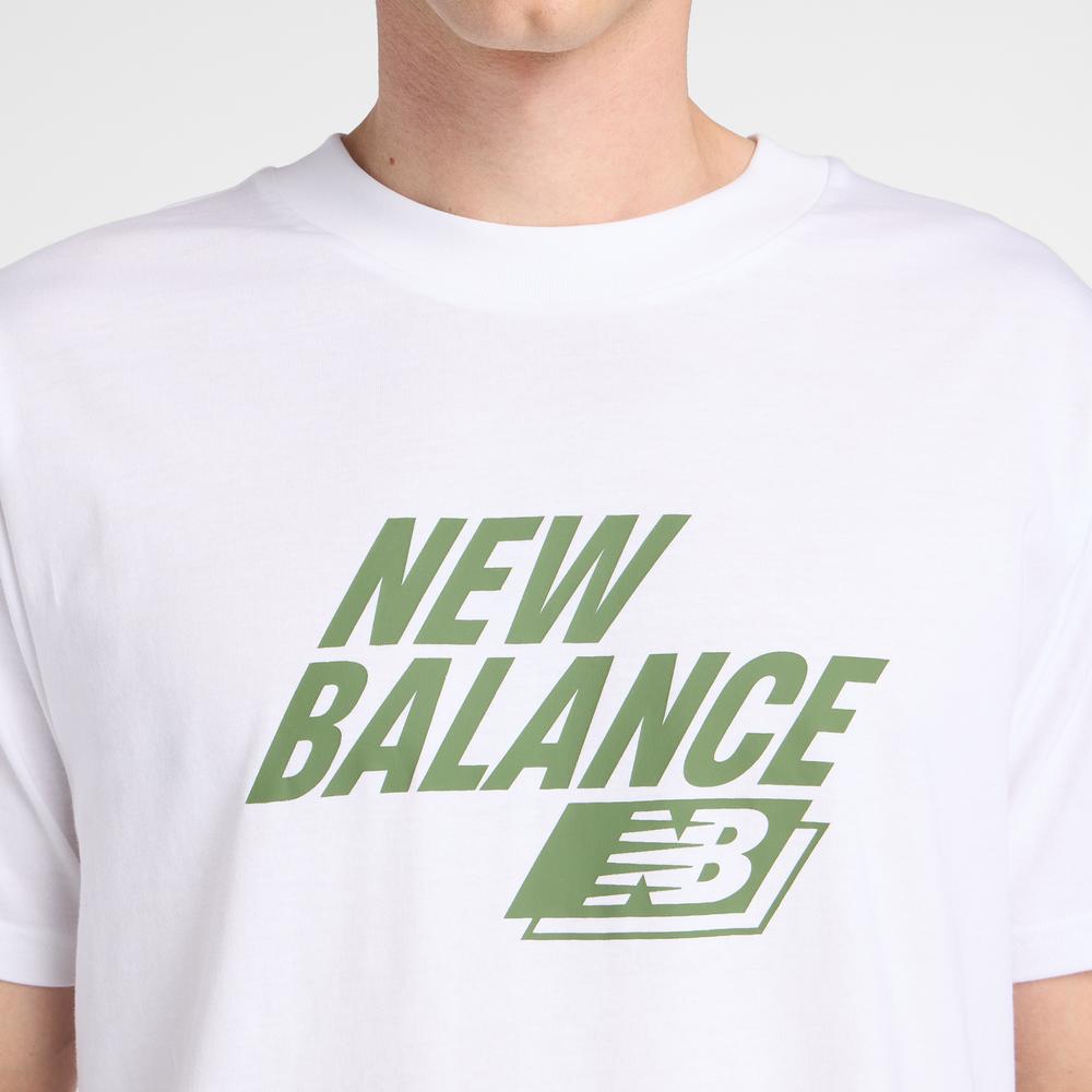 Férfi futópóló New Balance MT61H0Z3WT - fehér