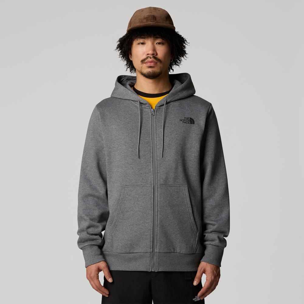 Pulóver The North Face Simple Dome Full Zip 0A89FDDYY1 - szürke