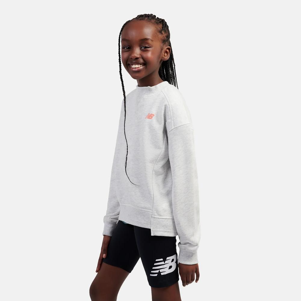Gyerek felső New Balance LAKG0205AHH - szürke
