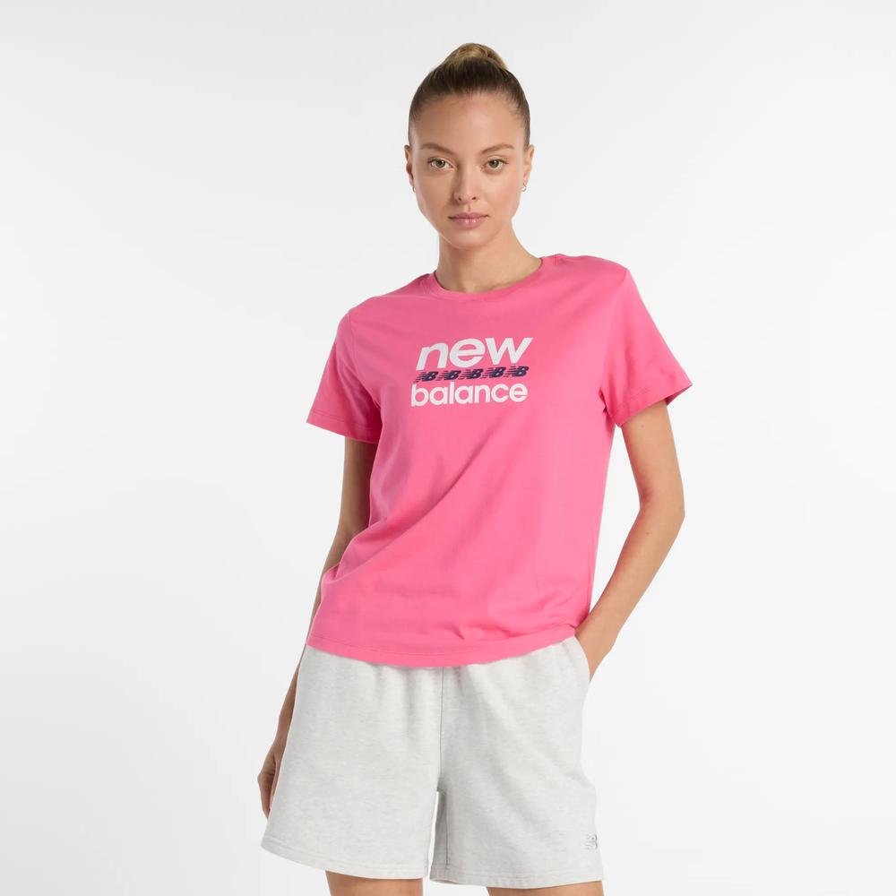 Női póló New Balance WT51540DAB - rózsaszín