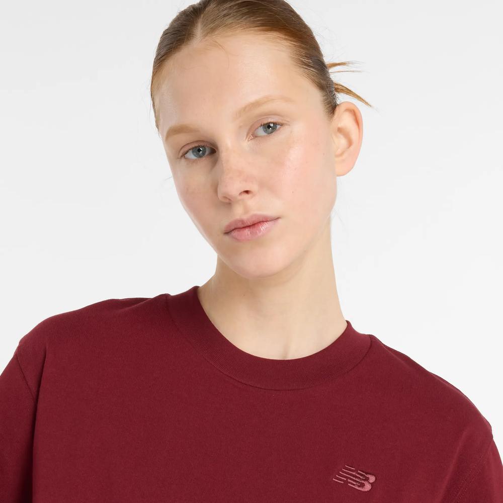 Női póló New Balance WT41501MHB - gesztenyebarna