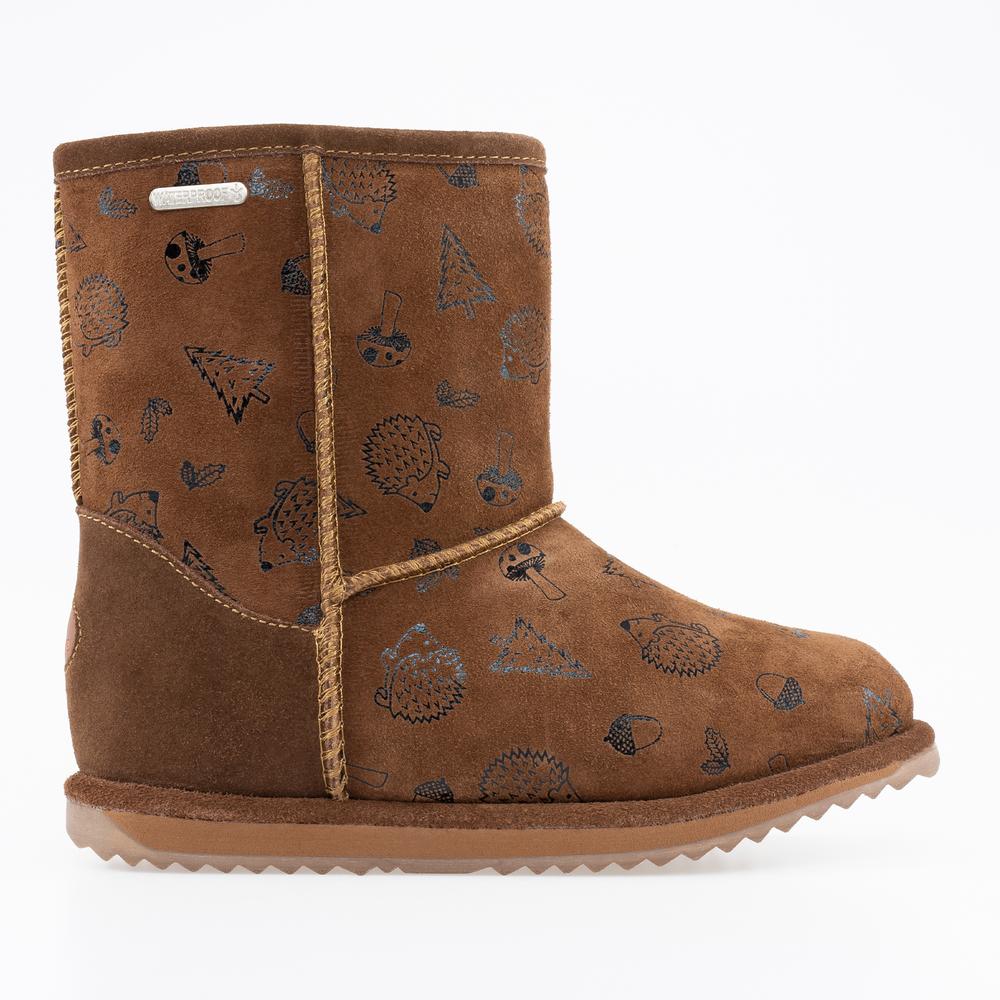 Cipő Emu Australia Woodland Brumby K12607OAK - barna