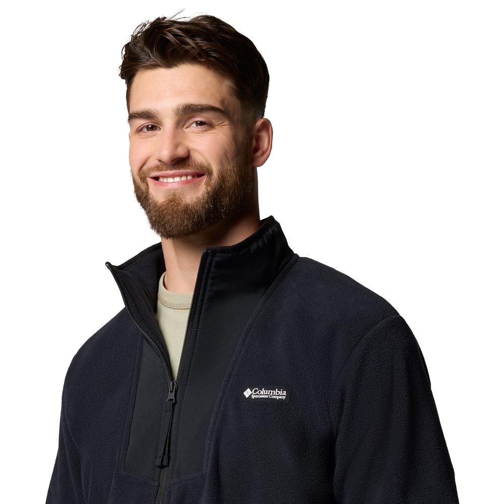 Férfi felső Columbia Sequoia Grove Fleece 2095891011 - fekete