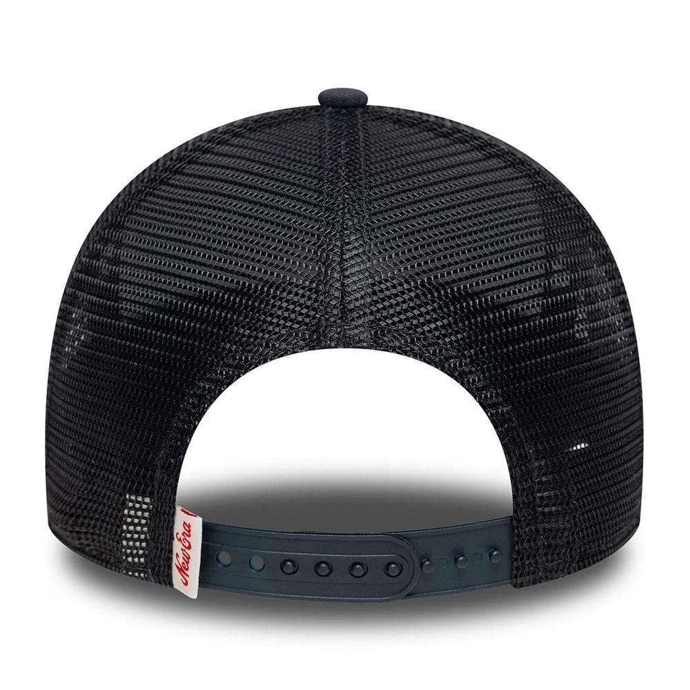 Unisex sapka New Era Oval Canvas Distress Trucker 60771801 - sötétkék