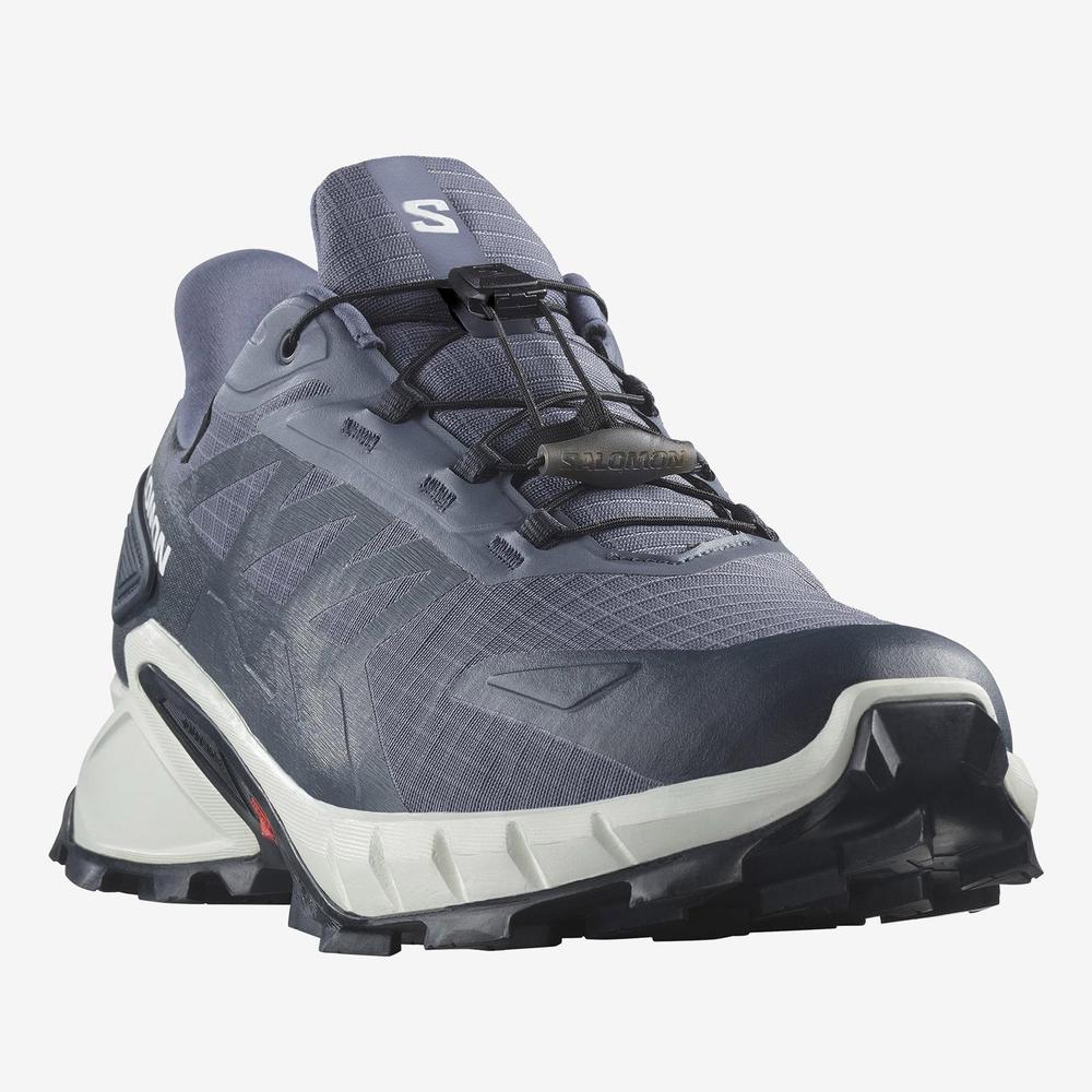 Férfi cipő Salomon Supercross 4 Gore-Tex L47462300 - sötétkék