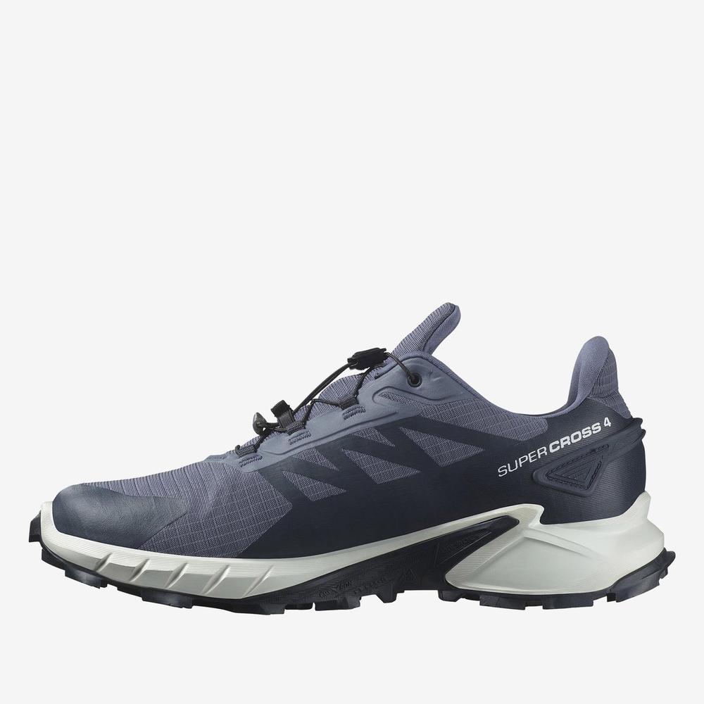 Férfi cipő Salomon Supercross 4 Gore-Tex L47462300 - sötétkék