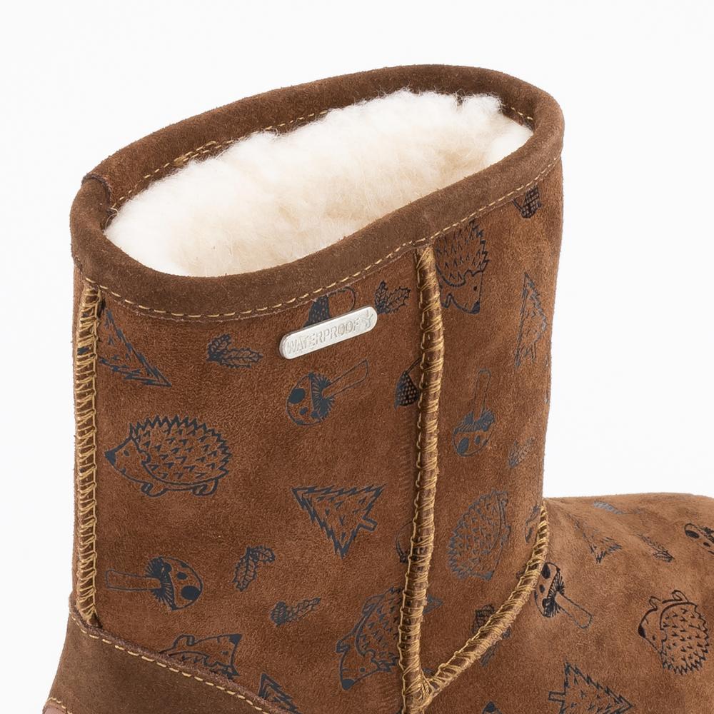 Cipő Emu Australia Woodland Brumby K12607OAK - barna