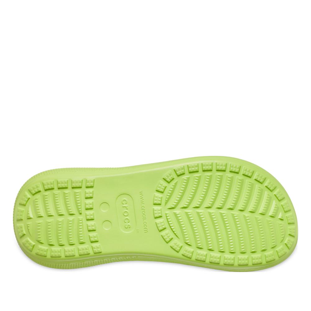 Flip Flop Crocs Crush Sandal 207670-3UH - zöld
