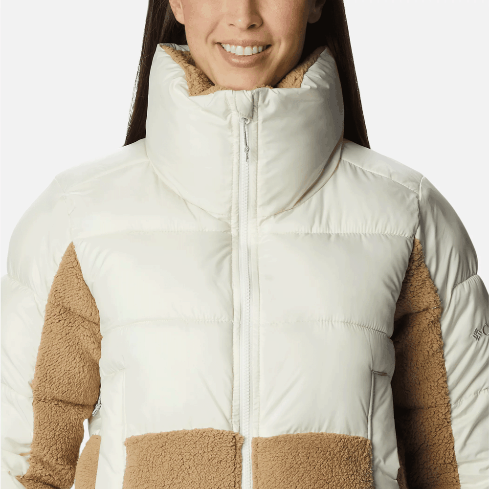 Dzseki Columbia Leadbetter Point Sherpa Hybrid Puffer 1955243191 - fehér