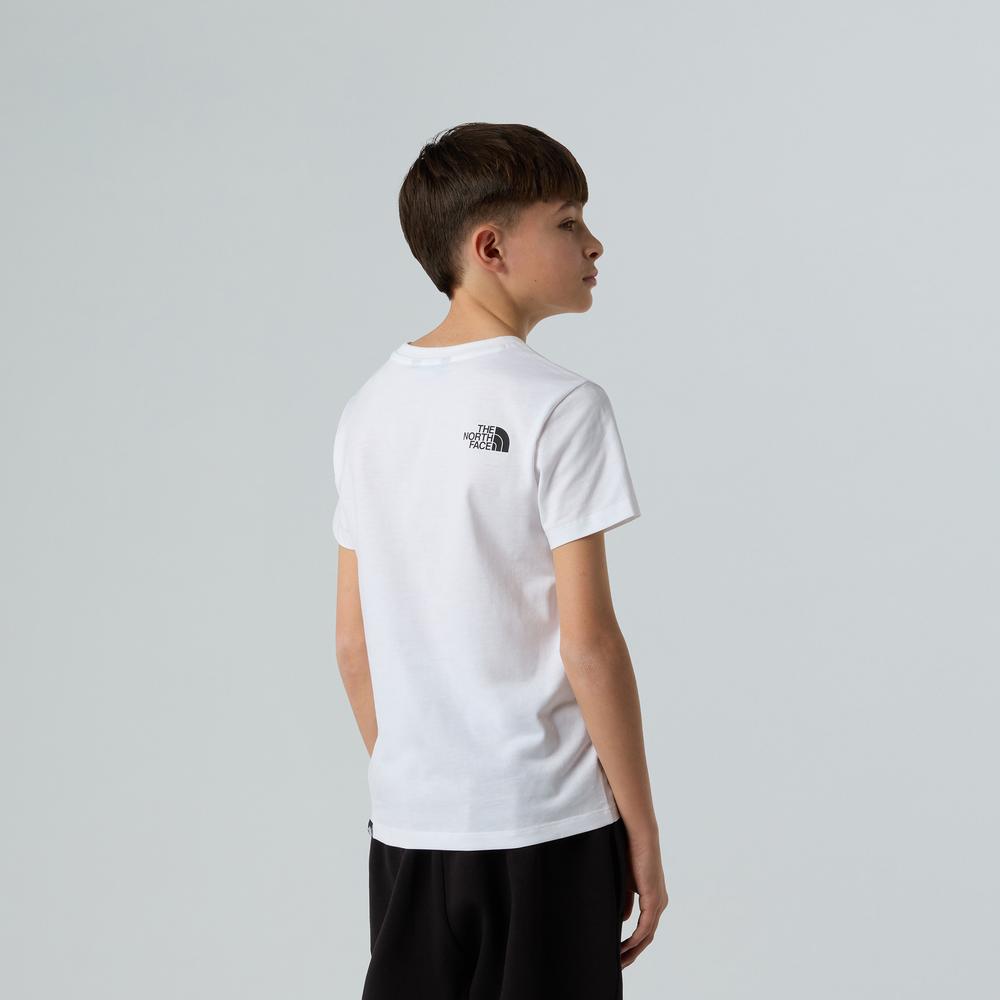 Gyerek póló The North Face Easy 0A8EHGFN41 - fehér