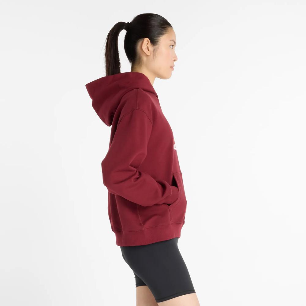 Női felső New Balance WT51501MHB - gesztenyebarna
