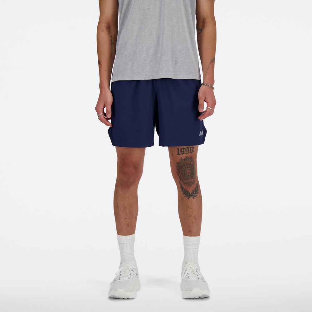 Férfi futónadrág New Balance MS41283NNY - sötétkék