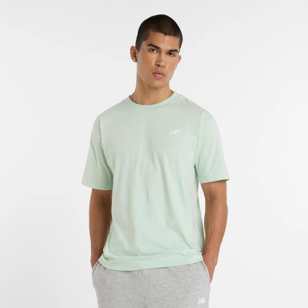 Férfi futópóló New Balance MT41509CYS - menta