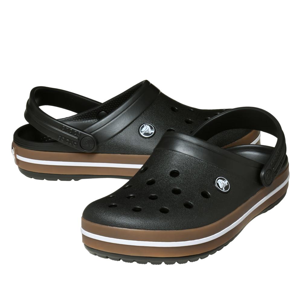 Flip Flop férfi Crocs Crocband Gum Clog 212756-001 - fekete
