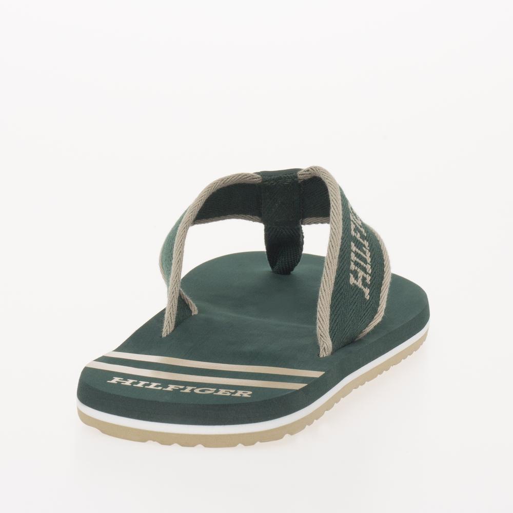 Flip Flop Tommy Hilfiger Monotype Logo FM0FM05020-MBP - zöld