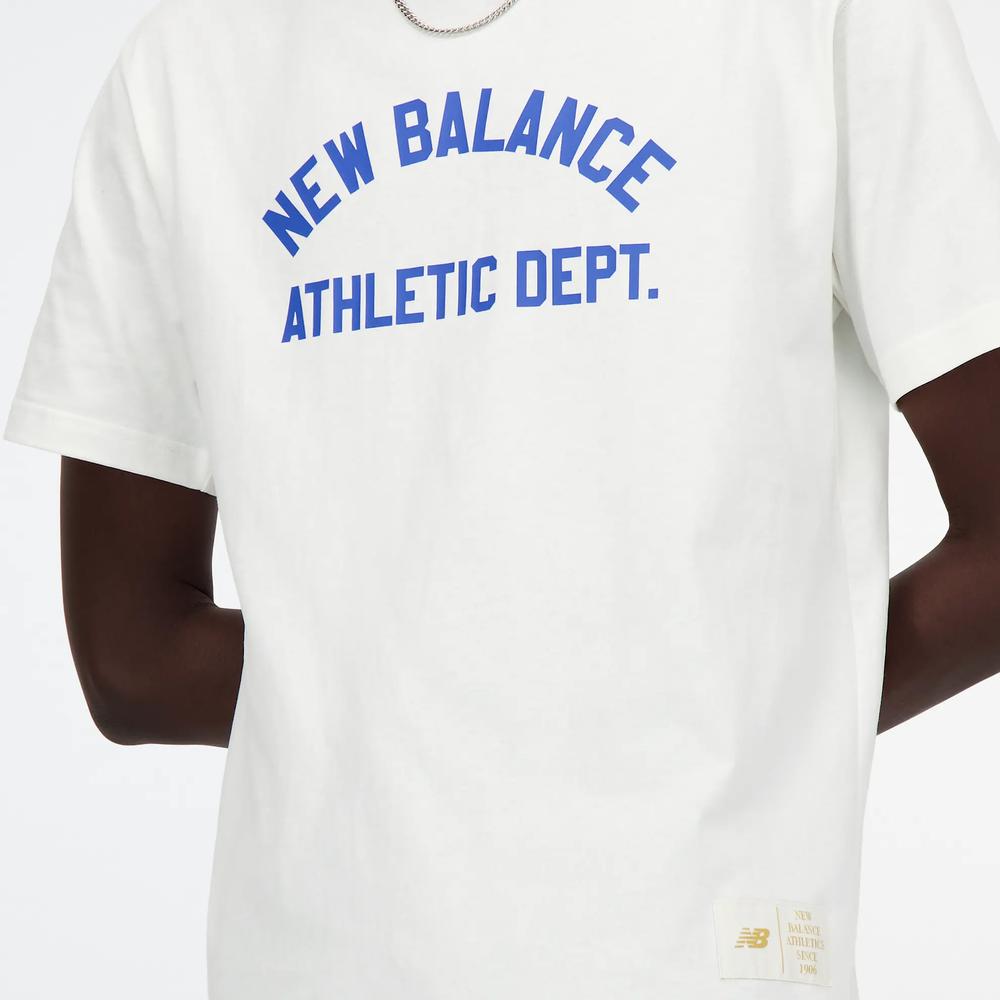 Férfi futópóló New Balance MT41514SST - fehér