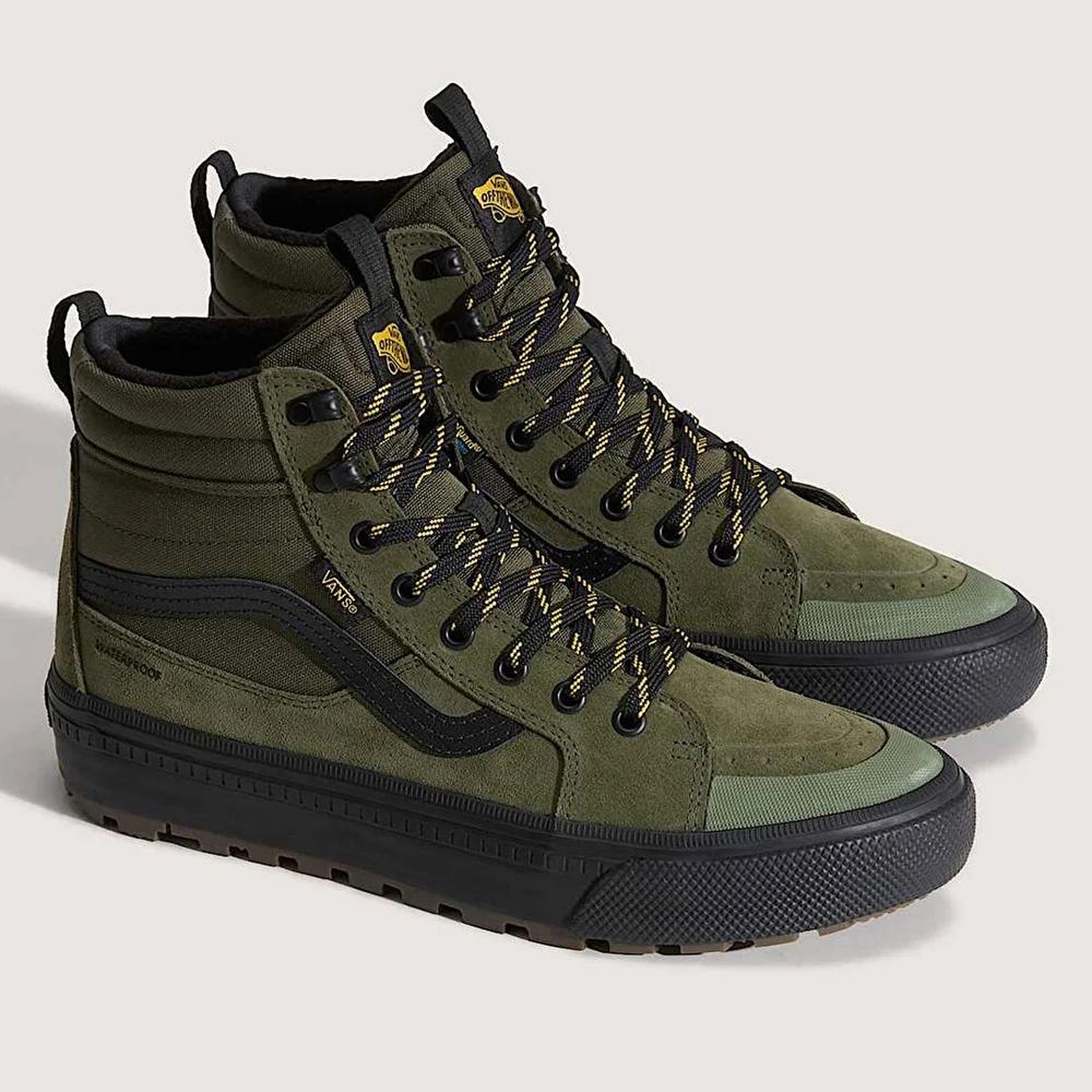 Női cipő Vans SK8-Hi Waterproof VN000DAQ2031 - zöld