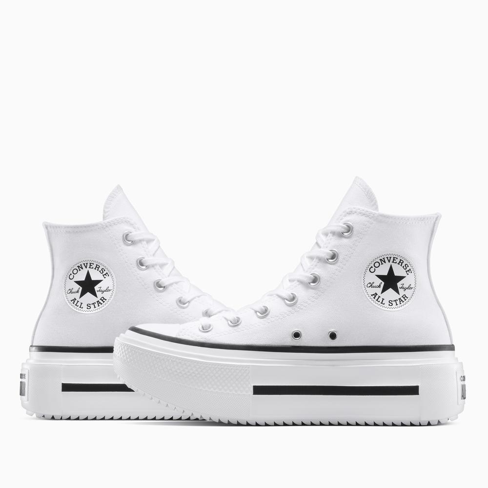 Női cipő  Converse Chuck Taylor All Star Lift Double Stack A12976C - fehér