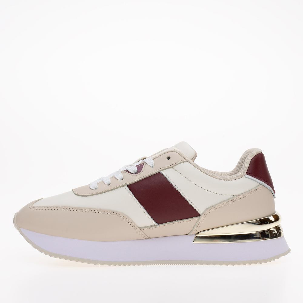 Cipő Tommy Hilfiger Elevated Feminine Runner FW0FW07306-YBH - bézs