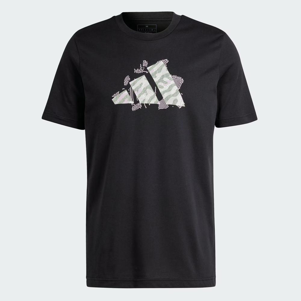 Póló adidas Aeroready Tennis Logo Slam Graphic IS2419 - fekete