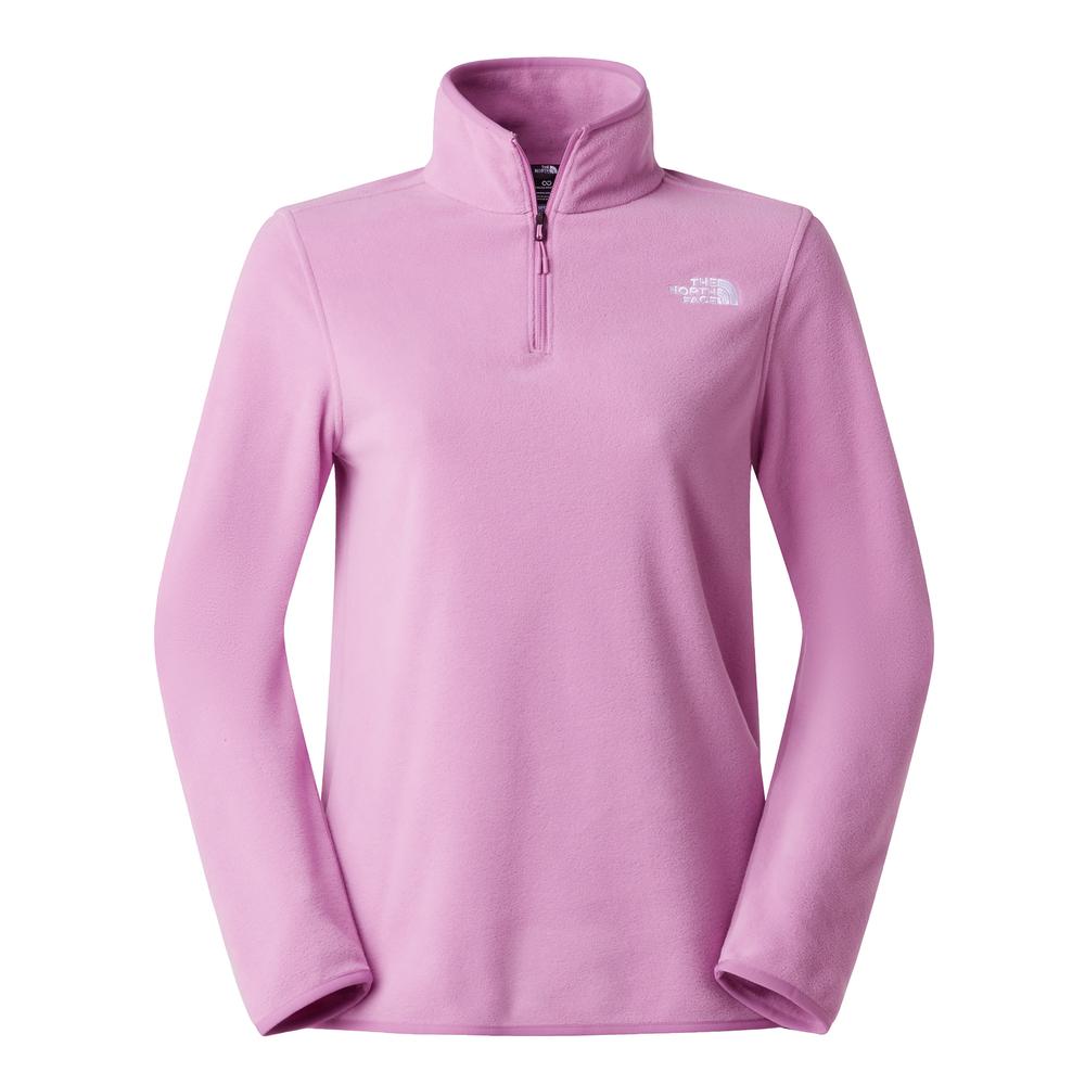 Pulóver The North Face Glacier 1/4 Zip Fleece 0A8D2JG6E1 - rózsaszín