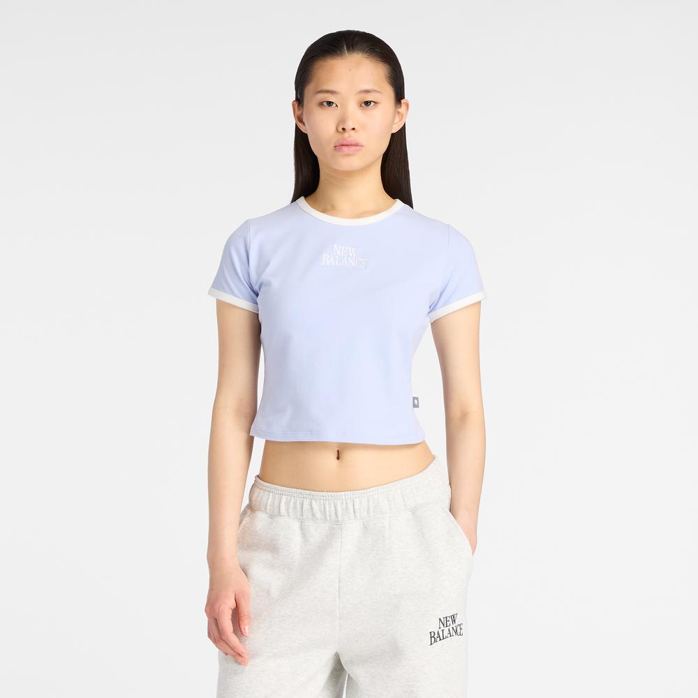 Női póló New Balance WT61Y33QDYK - lila