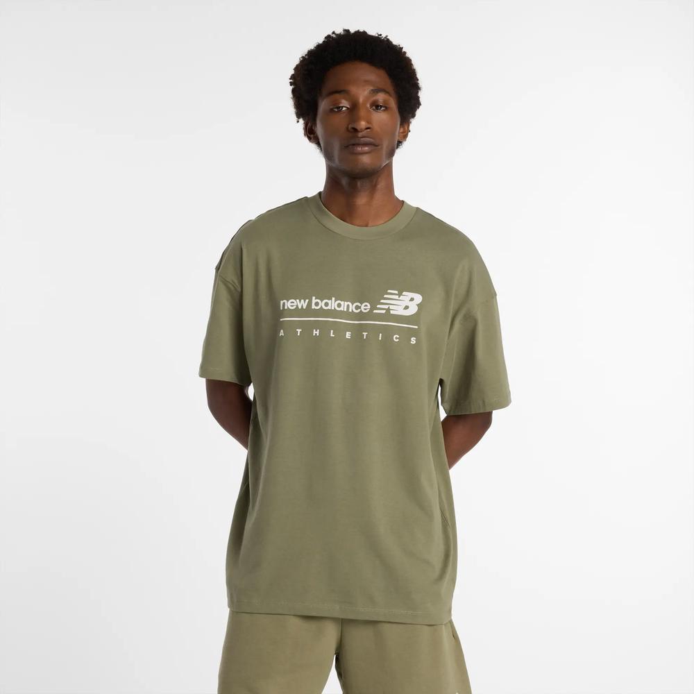 Férfi póló New Balance MT53525DEK - zöld