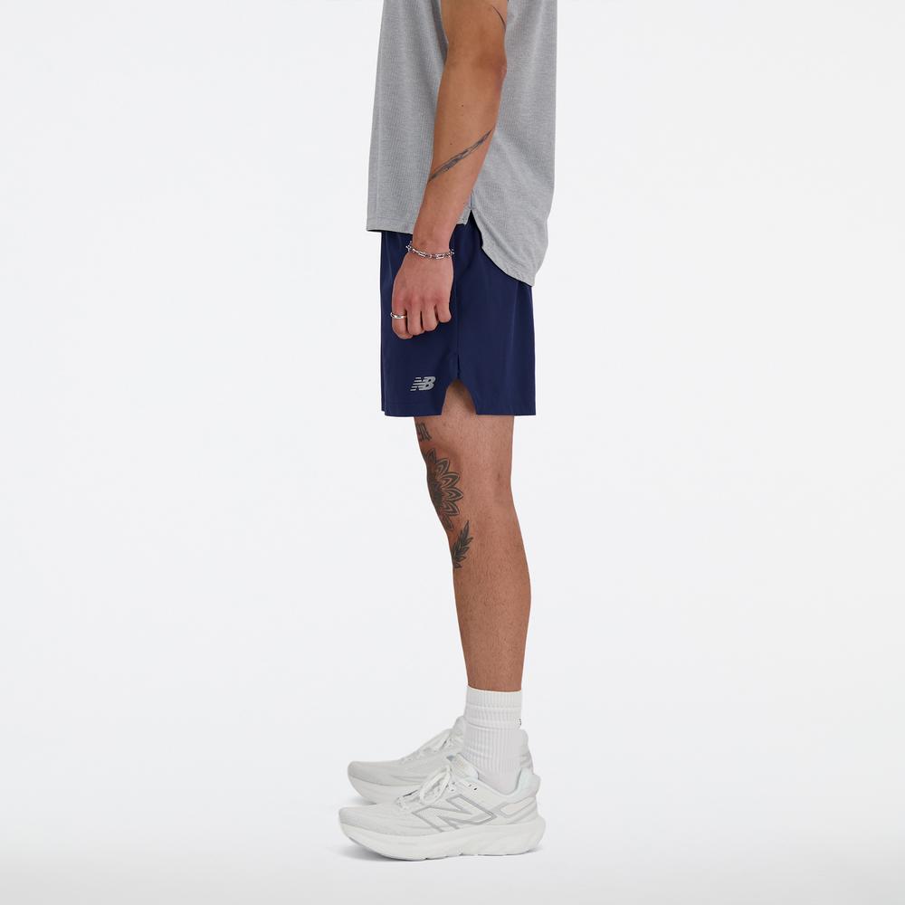 Férfi futónadrág New Balance MS41283NNY - sötétkék