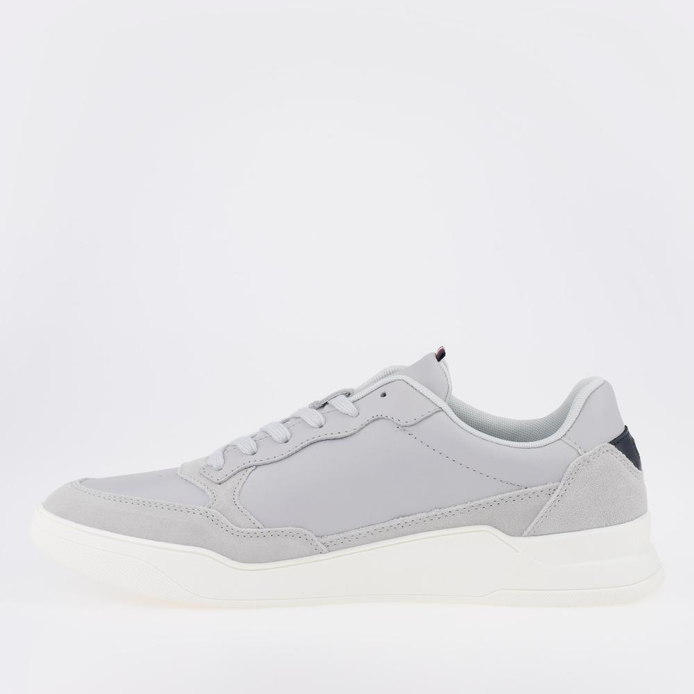 Cipő Tommy Hilfiger Elevated Cupsole Leather Mix FM0FM04358-PSU - szürke