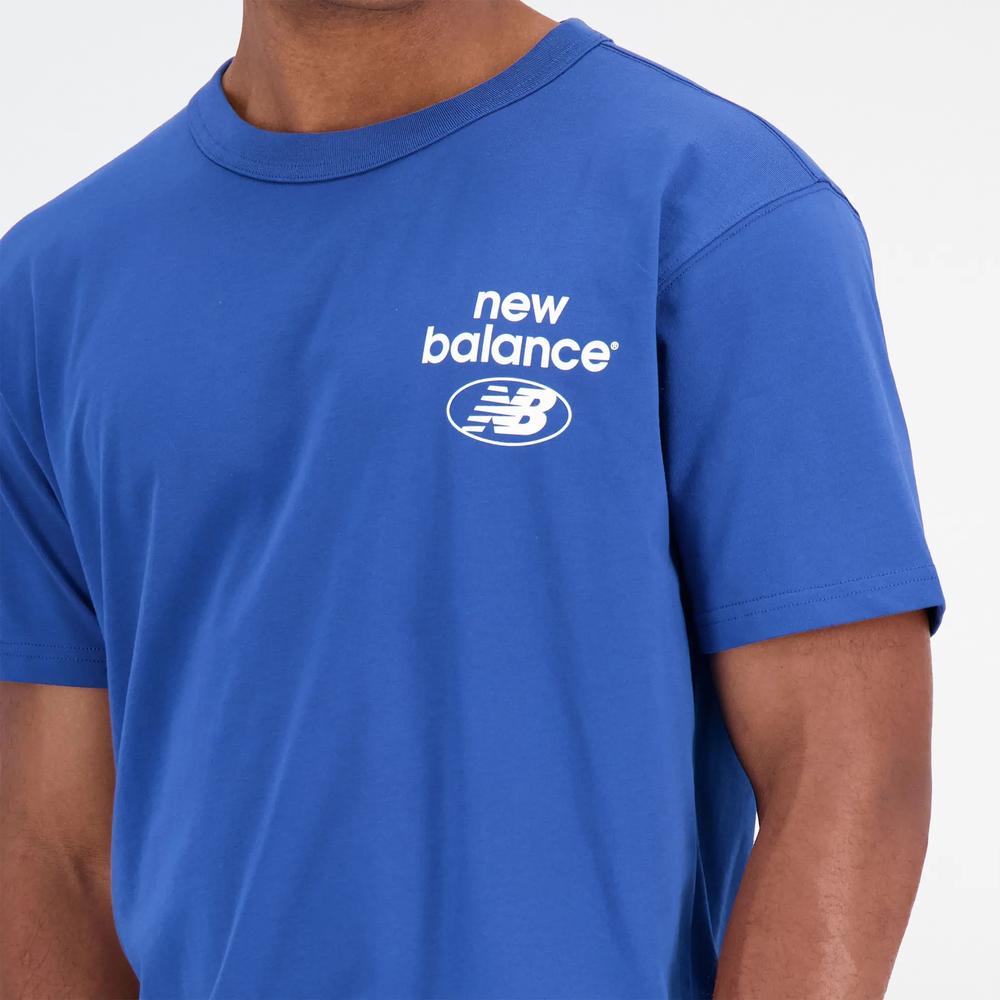 Férfi póló New Balance MT31518ATE - kék