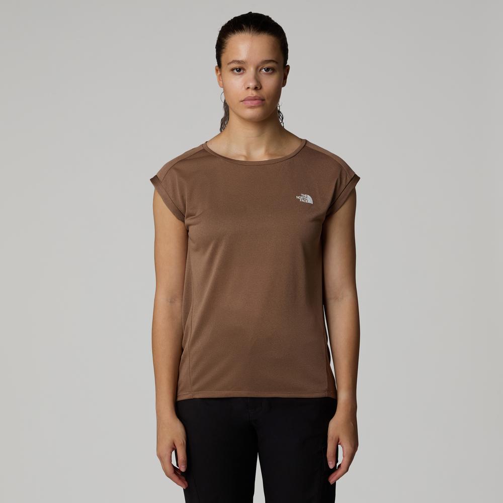 Női póló The North Face Tanken 0A8BS21HX1 - barna
