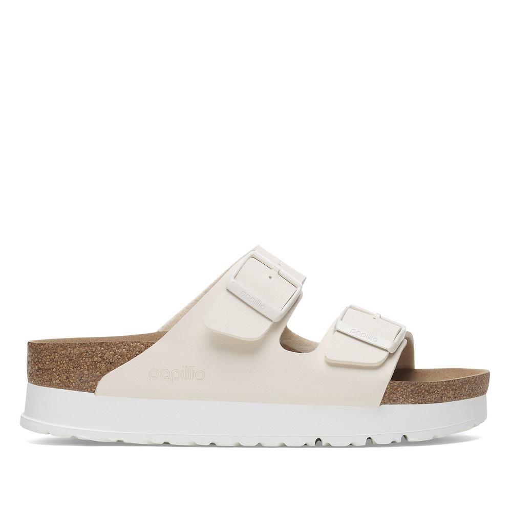 Női flip flop Birkenstock Arizona PAP Flex Platform 1029127 - bézs