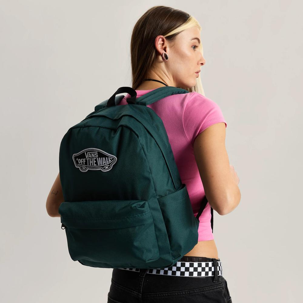 Hátitáska mindenkinek Vans Old Skool Classic VN000H4YFRJ1 - zöld