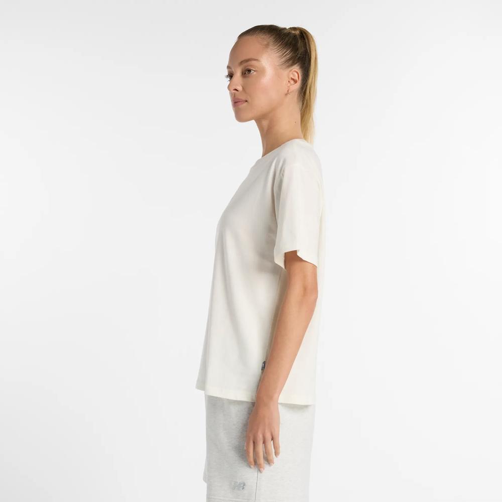 Női póló New Balance WT51541SST - bézs