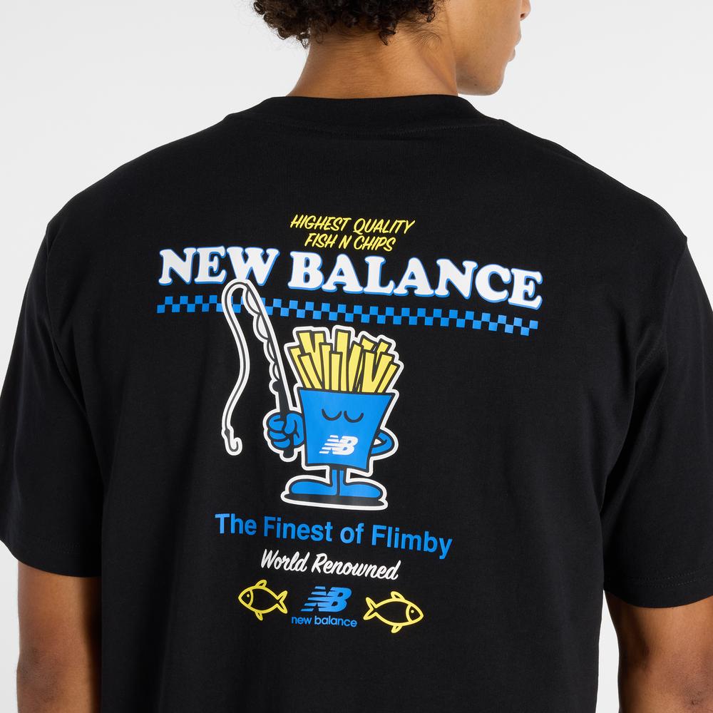 Férfi futópóló New Balance MT61I5BMBK - fekete