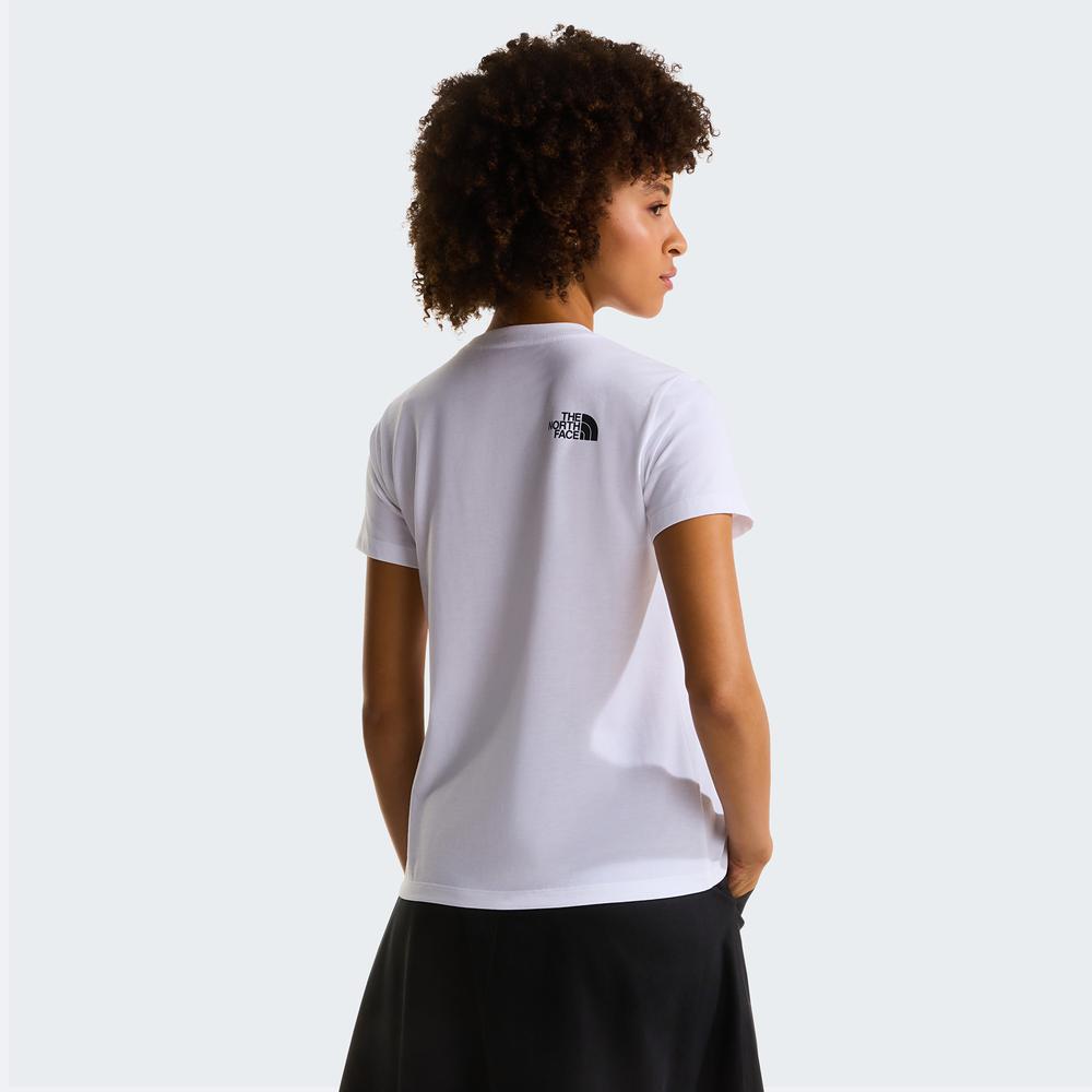 Női póló The North Face Evolution Half Dome 0A8FX6FN41 - fehér