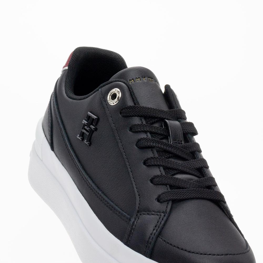 Cipő Tommy Hilfiger Elevated Court Sneaker FW0FW07568-BDS - fekete