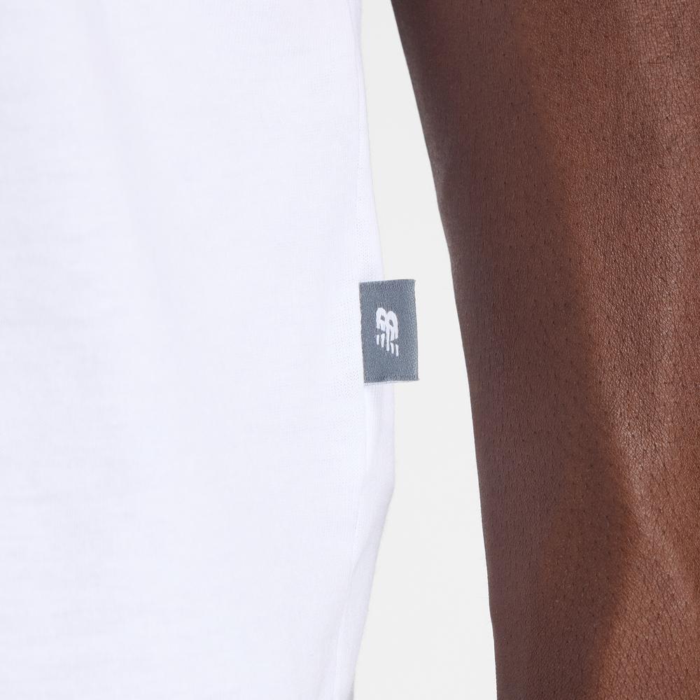 Férfi futópóló New Balance MT61L3FMWT - fehér