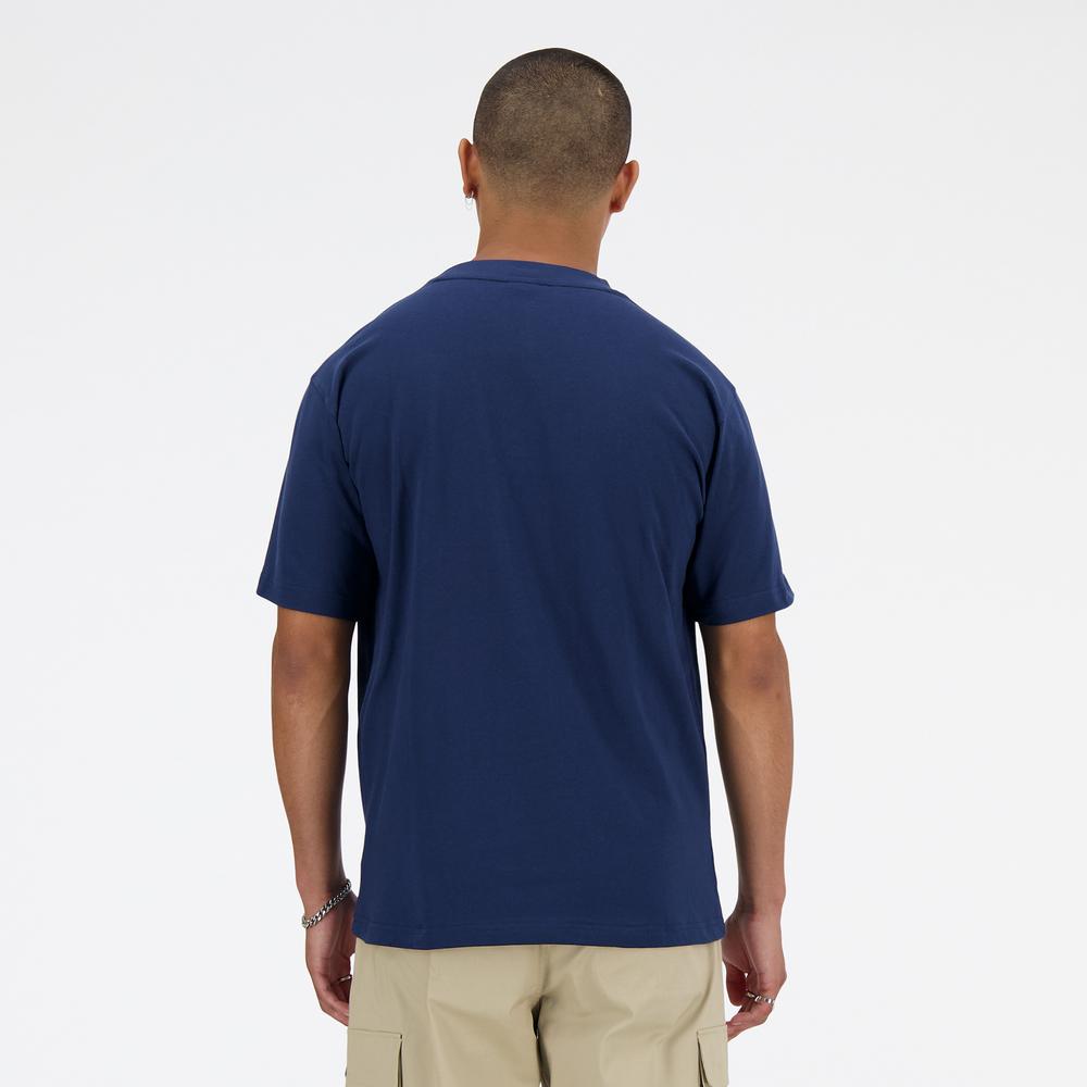 Férfi futópóló New Balance MT41533NNY - sötétkék