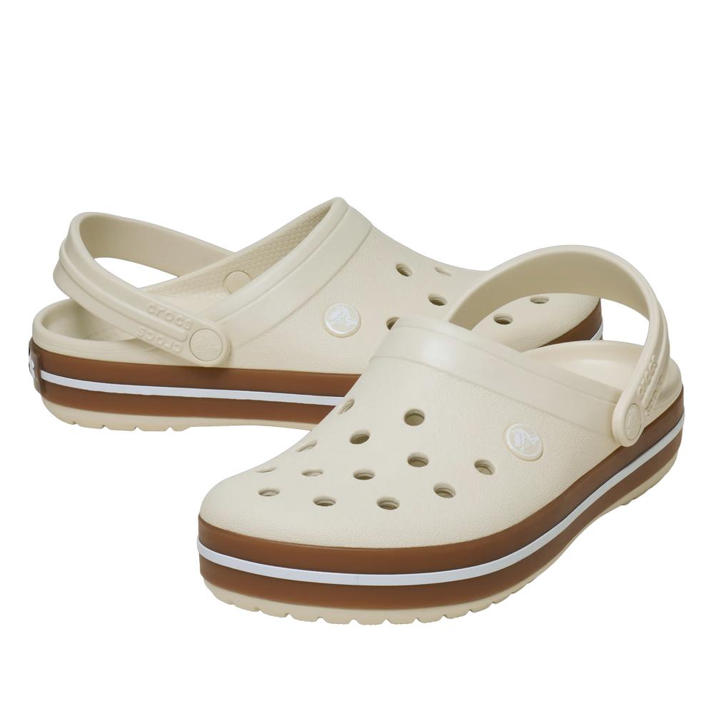 Flip Flop férfi Crocs Crocband Gum Clog 212756-2MD - fehér