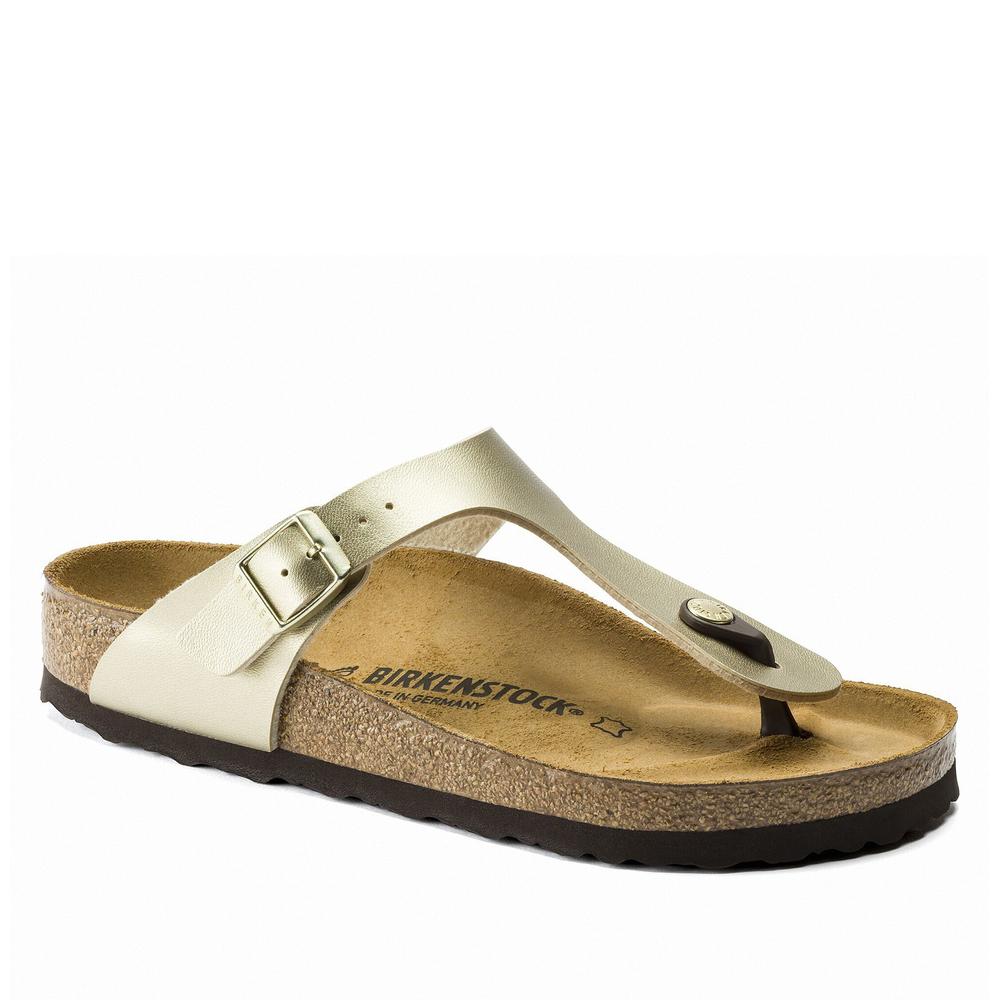 Flip Flop Birkenstock Gizeh 1016109 - aranysárga