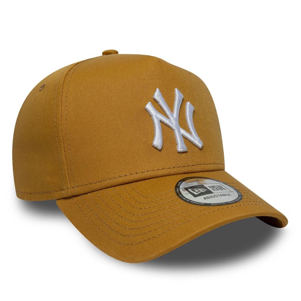 Sapka New Era Yankees MLB League Essential Beige 9FORTY E-Frame 60771716 - sárga