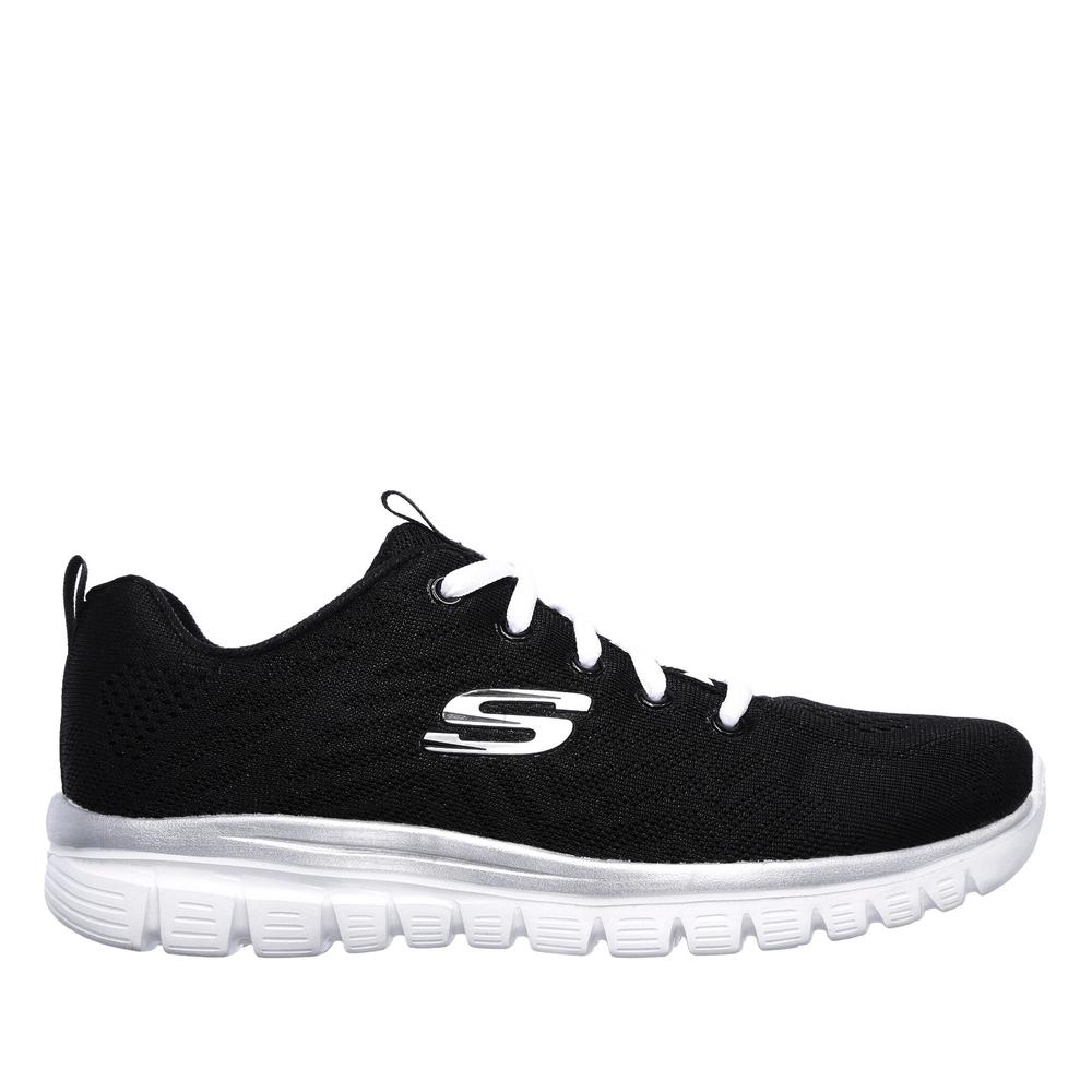 Cipő Skechers Graceful Get Connected 12615BKW - fekete