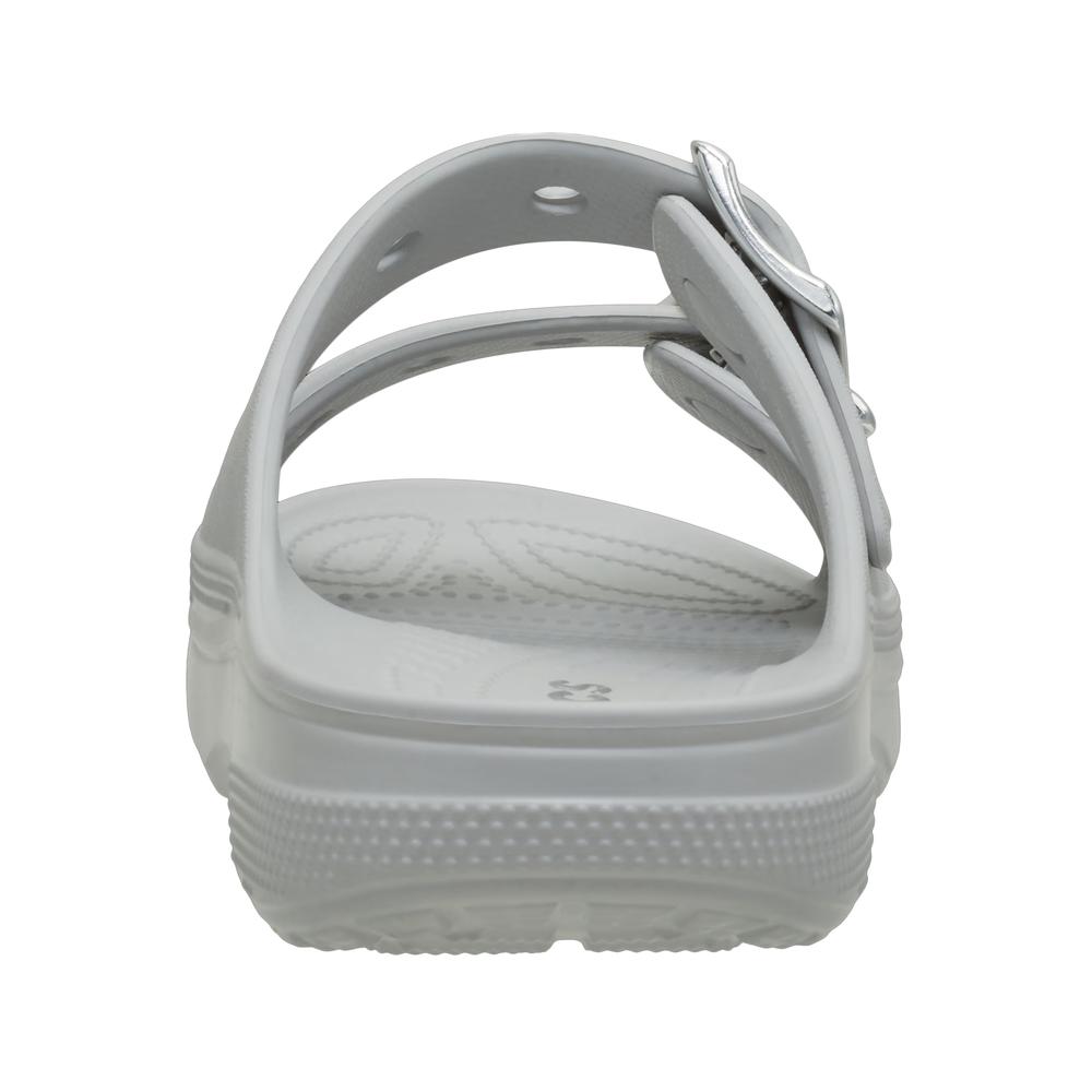 Női flip flop Crocs Metallic Buckle Saturday 213316-1FT - szürke