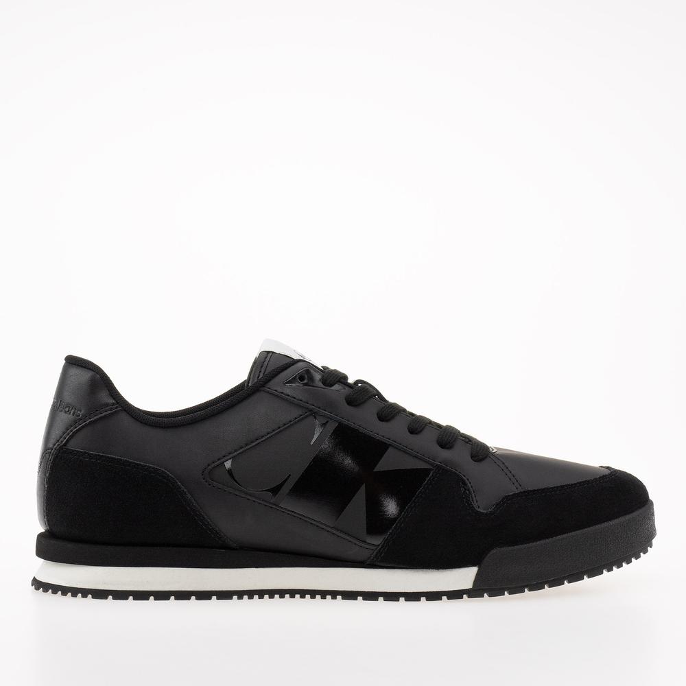 Cipő Calvin Klein Low Profile Runner Mod Vint YM0YM00695-BEH - fekete