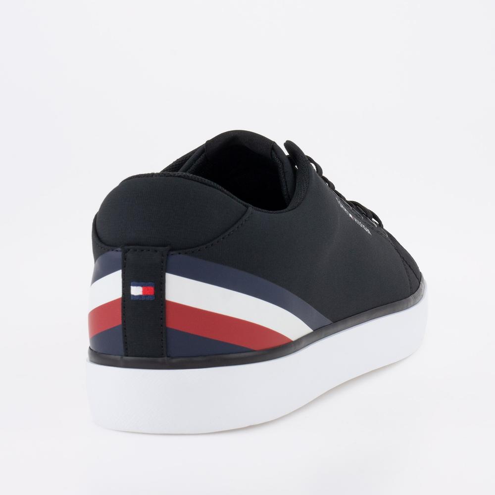 Cipő Tommy Hilfiger HI Vulc Core Low Stripes FM0FM04735-BDS - fekete