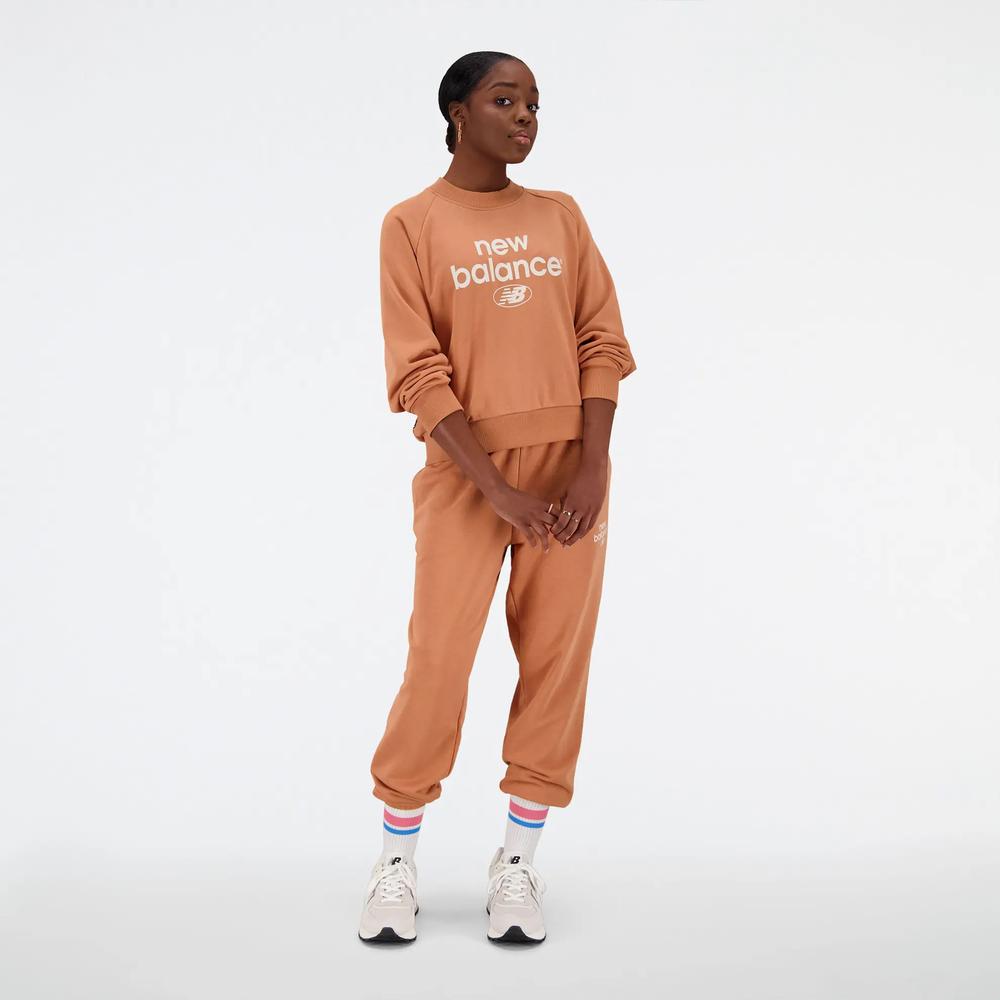 Női nadrág New Balance WP31508SEI – barna