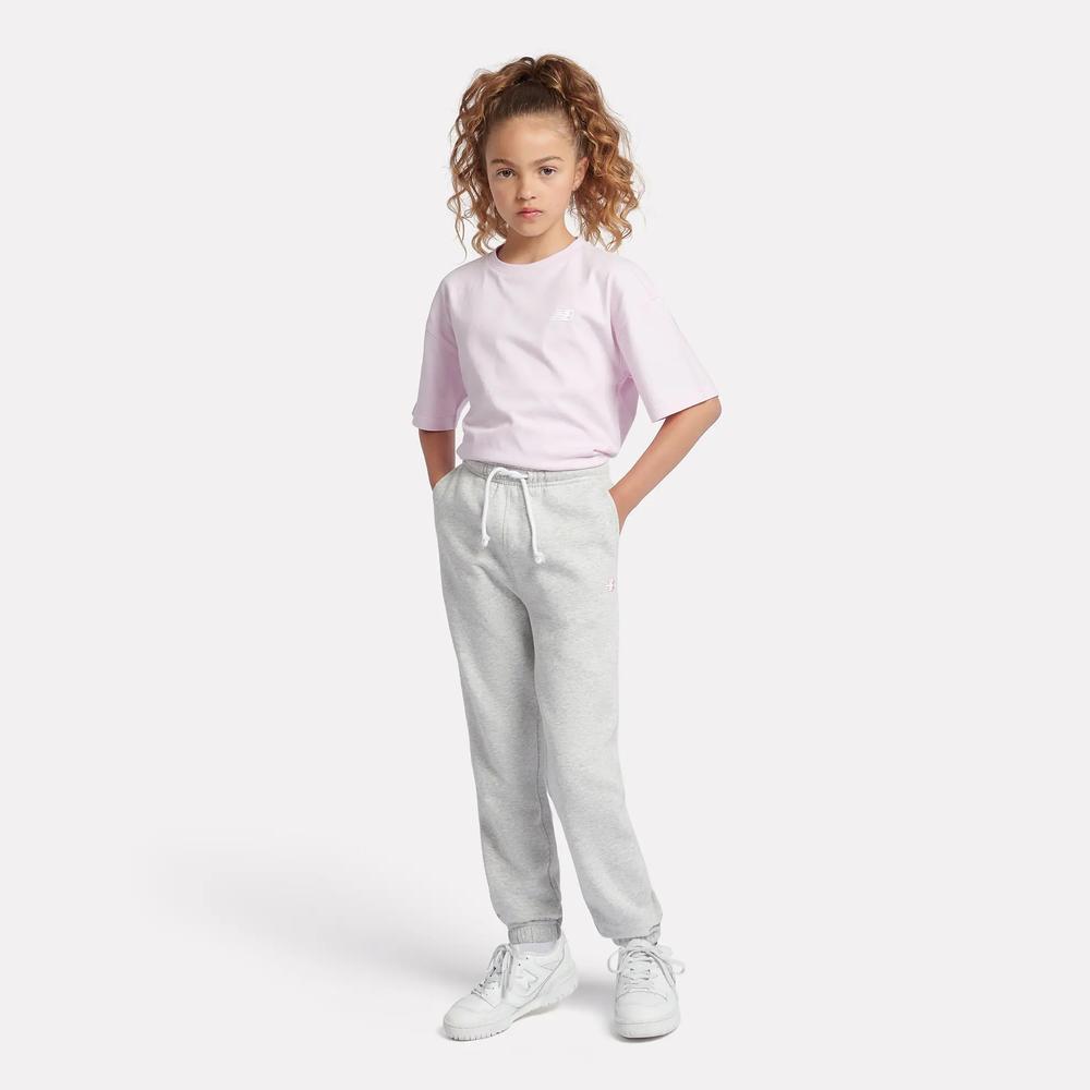 Gyerek nadrág New Balance LAKG0058AHH - szürke